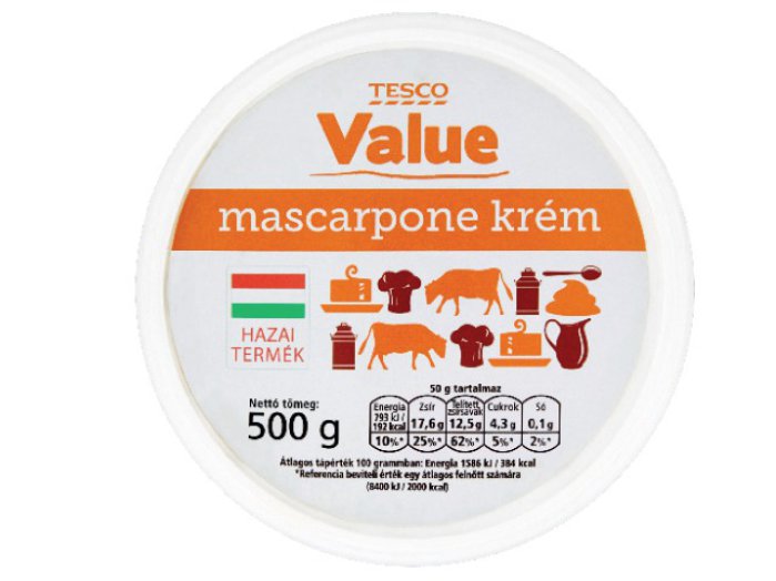 Value mascarpone krém