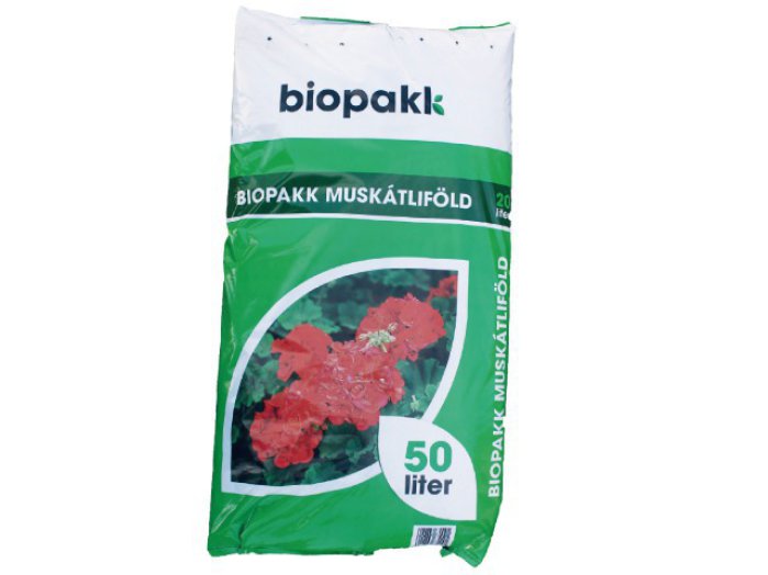 Biopakk muskátliföld