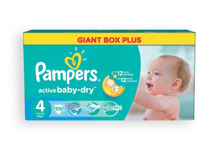 Pampers Active Baby box pelenka