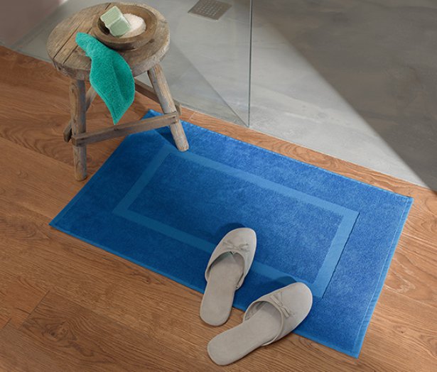 Fürdőszobai szőnyeg, kék