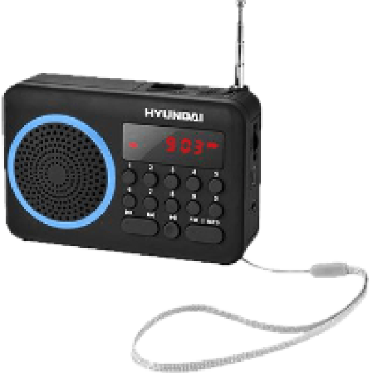 HYUPR526PLLBBL hordozható rádió