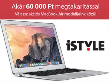 Macbook Air laptop akció a Duna Plazában!