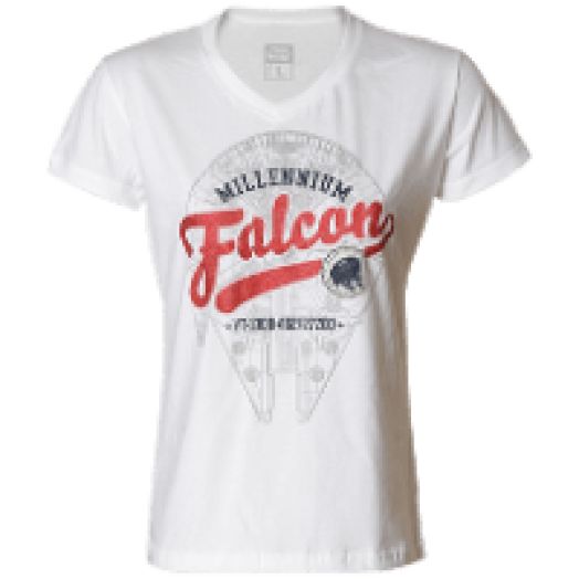 Csillagok háborúja - Millennium Falcon T-Shirt Női XL