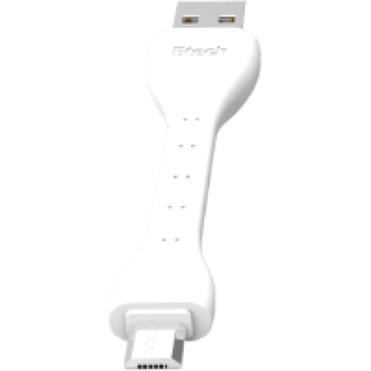 Micro USB kábel fehér (BTU-5030)