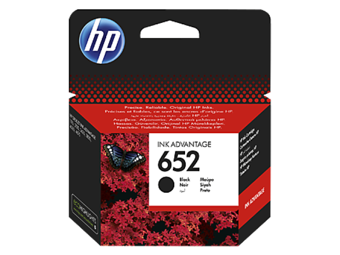 HP 652 Ink Advantage patron fekete