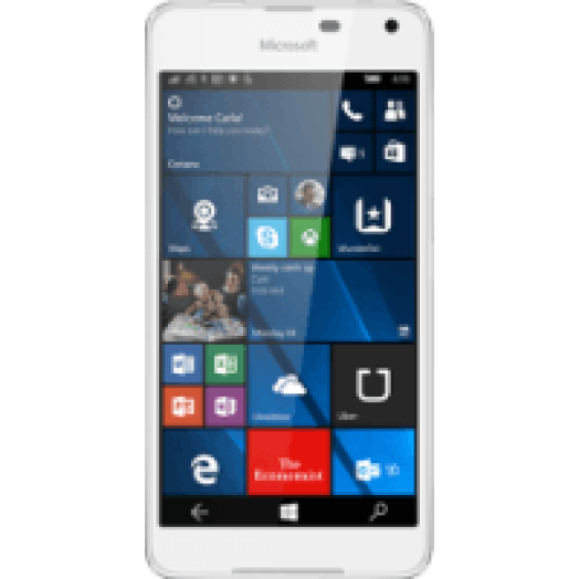 Lumia 650 SS fehér kártyafüggetlen okostelefon
