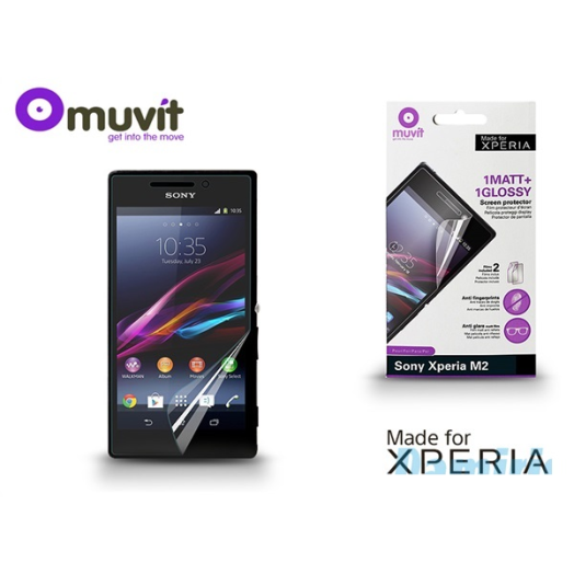 Muvit Sony Xperia M2 képernyővédő fólia