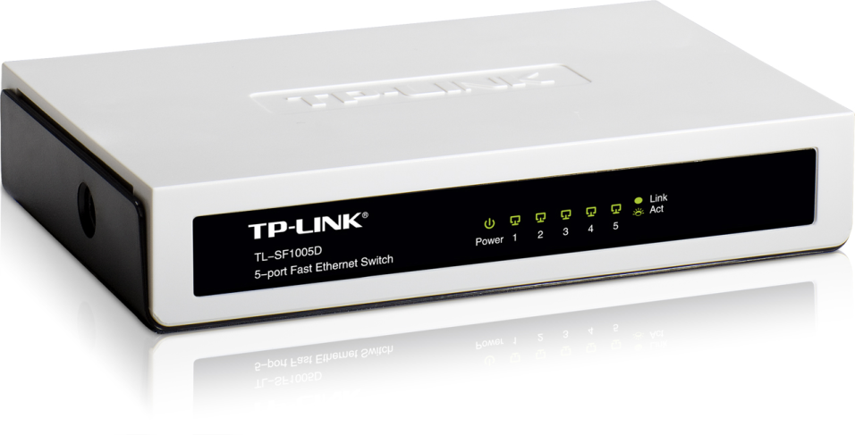 TP-Link TL-SF1005D mini switch 5 port, 10/100M, asztali