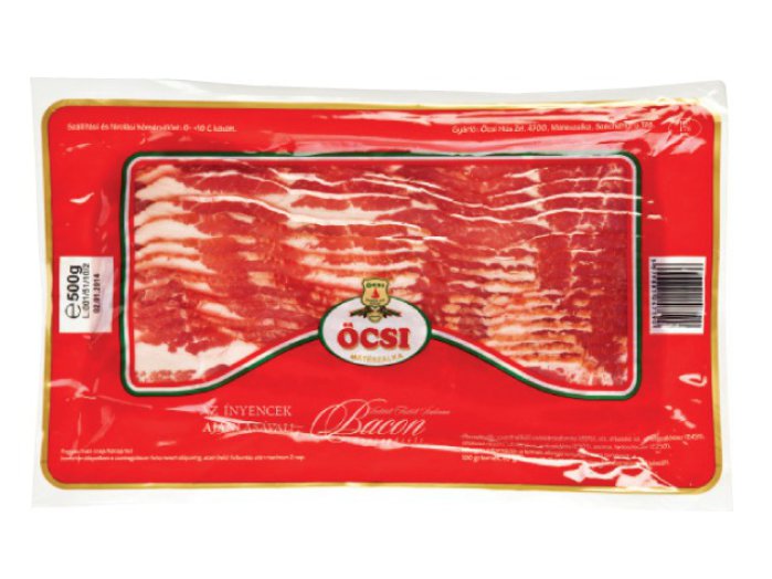Öcsi Hús füstölt, szeletelt bacon