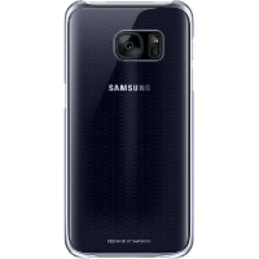 Galaxy S7 átlátszó tok fekete