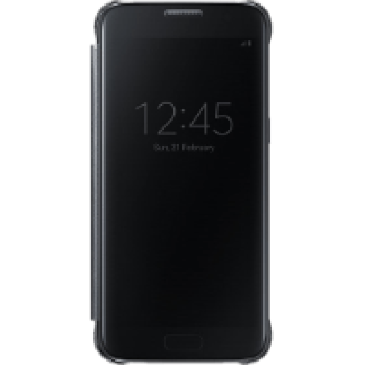 Samsung Galaxy S7 clear view cover tok kékesfekete