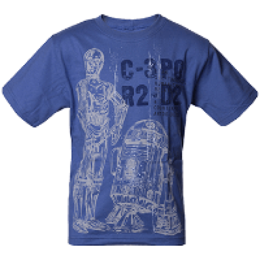 Csillagok háborúja - C-3PO és R2-D2 T-Shirt Gyerek 128-134