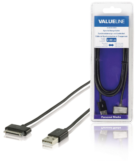 Valueline Apple iPhone 30p adat és töltő kábel