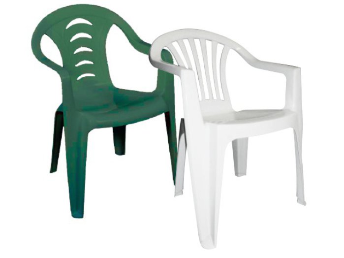 Műanyag alacsonytámlás szék