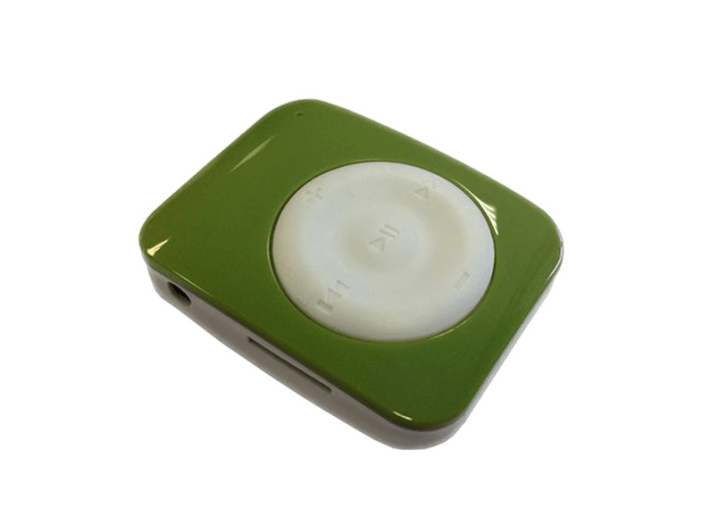 D-230 MSD 4GB MP3 lejátszó, fehér- zöld