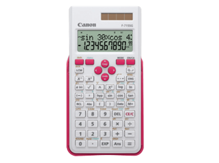 F-715SG "Zöld" tudományos számológép, fehér-pink