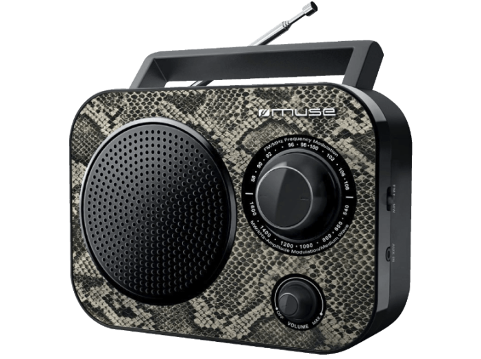M-060 PT hordozható rádió, kígyóbőr mintás
