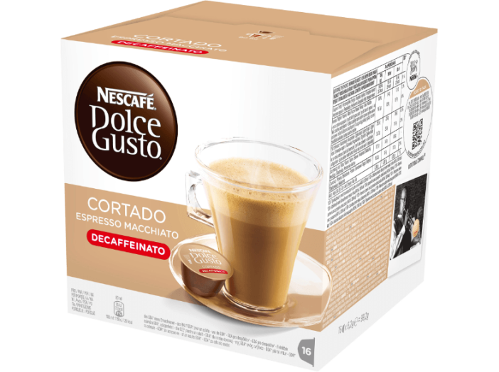 koffeinmentes Cortado kávékapszula, 16 db