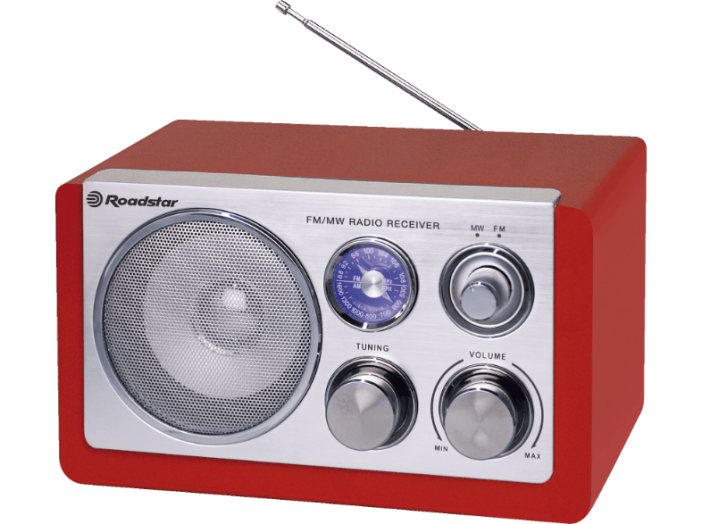 HRA-1200 RD asztali rádió, piros