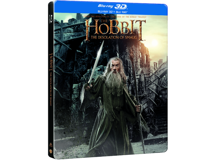 A hobbit - Smaug pusztasága (limitált, fémdoboz) 3D Blu-ray+Blu-ray