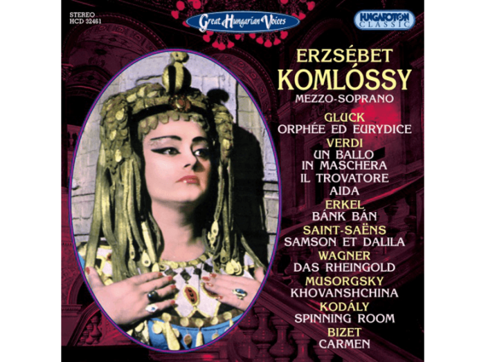 Great Hungarian Voices - Erzsébet Komlóssy CD