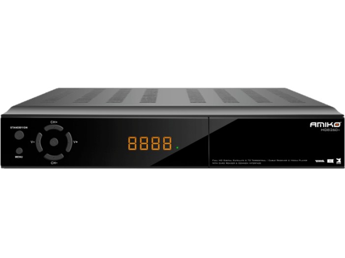HD-8260+ földi- kábel TV és műholdvevő