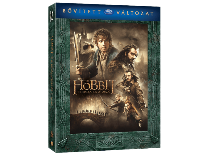 A hobbit  Smaug pusztasága (bővített változat) Blu-ray