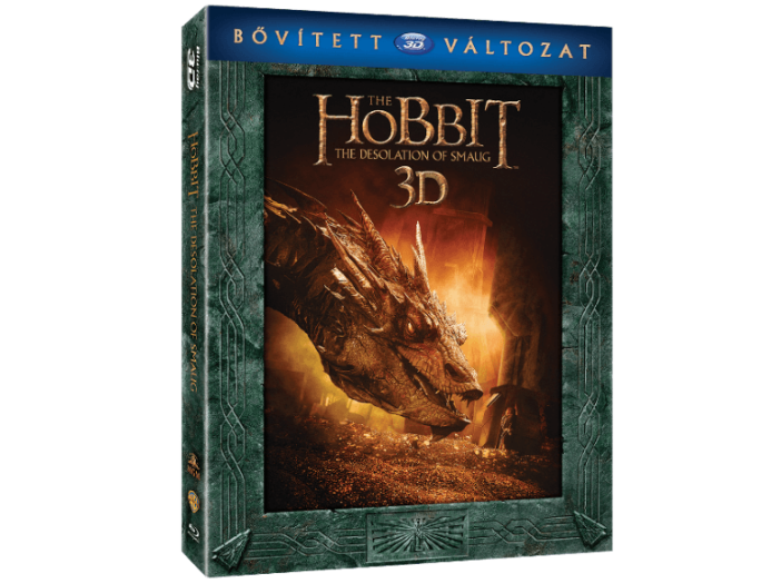 A hobbit  Smaug pusztasága (bővített változat) 3D Blu-ray+Blu-ray