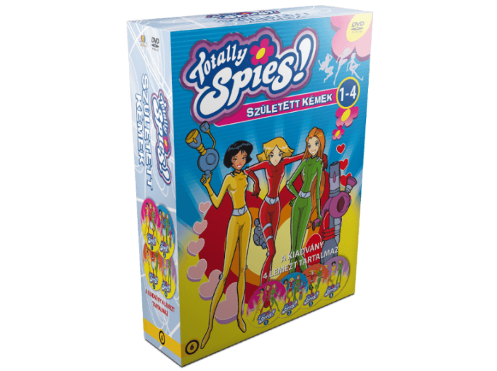 Totally Spies! - Született kémek 1-4. rész (díszdoboz) DVD