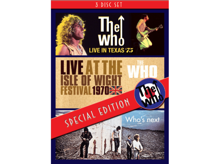 Live In Texas '75 - Live At The Isle Of Wight Festival 1970 - Who's Next DVD