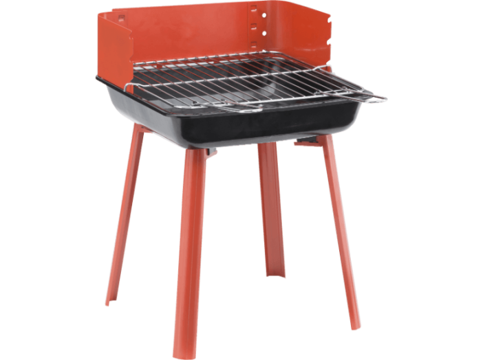 11526 PORTAGO faszenes grill, piros