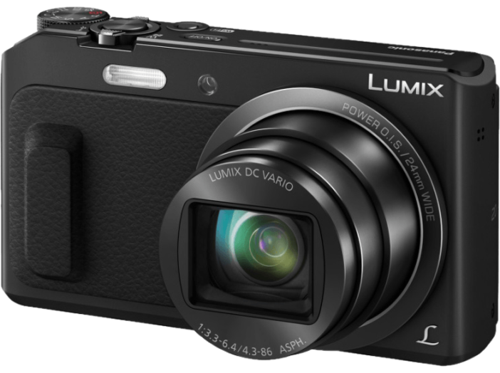 Lumix DMC-TZ57 fekete digitális fényképezőgép