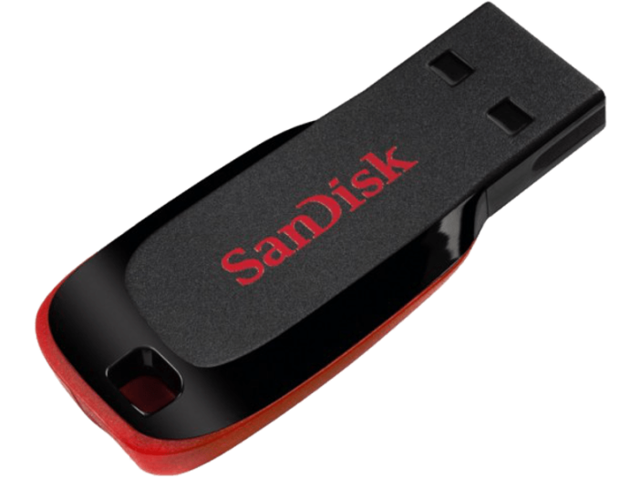 Sandisk Cruzer Blade fekete/vörös 128Gb pendrive (124043)