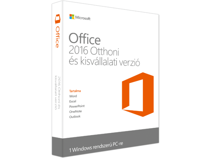 Office 2016 Otthoni és kisvállalati verzió PC