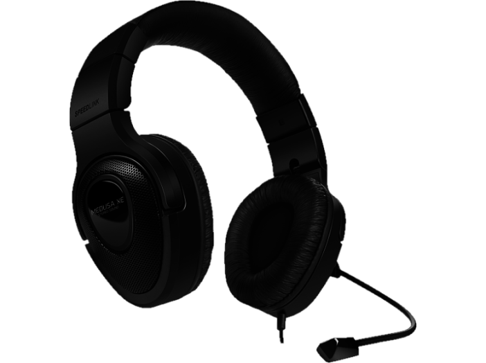 435BK Medusa XE sztereó headset, fekete