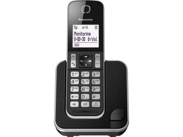 KX-TGD310PDB dect telefon fekete