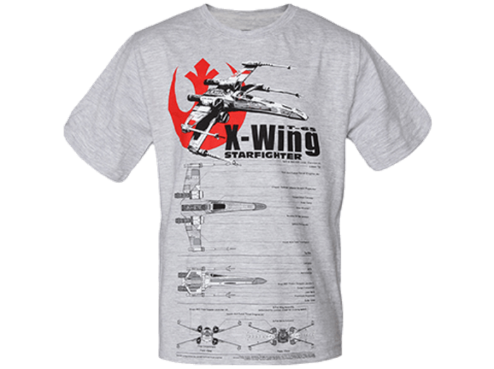 Csillagok háborúja - X-Wing Starfighter T-Shirt Gyerek 116-122