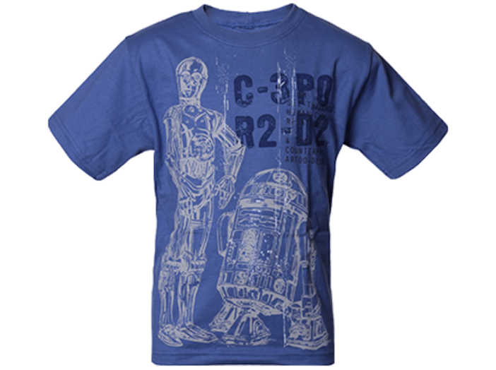 Csillagok háborúja - C-3PO és R2-D2 T-Shirt Gyerek 128-134