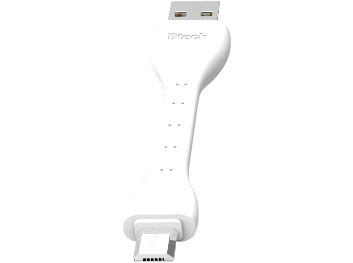 Micro USB kábel fehér (BTU-5030)