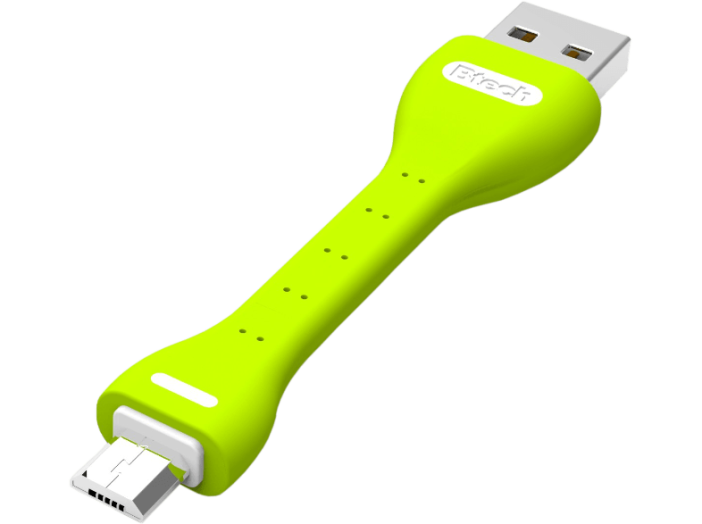 Micro USB kábel zöld (BTU-5040)
