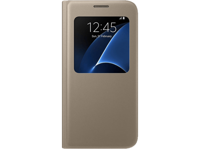 Galaxy S7 s-view cover tok arany
