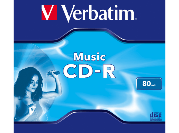 CD-R audió lemez, 700 MB 80 perc, normál tok AZO