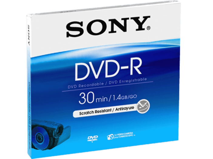 DMR30A 8cm-es DVD-R lemez, 30 perces