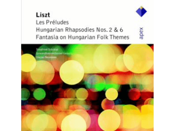 Les Preludes Hungarian Rhapsodies Nos. 2-6, Fantasia on Hungarian Folk Themes CD