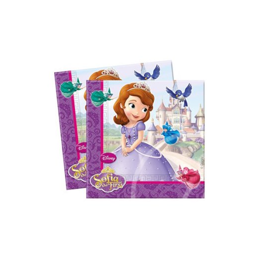 Disney hercegnők: Sofia hercegnő szalvéta - 20 db