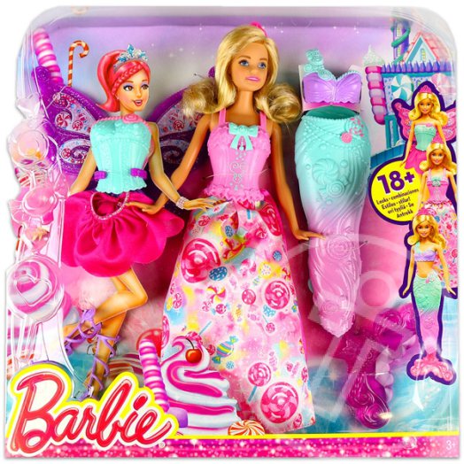 Barbie: 3 az 1-ben Fantasy Barbie