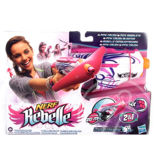 NERF Rebelle: Pink Crush 2 az 1-ben szivacslövő pisztoly