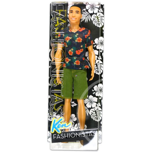 Barbie Fashionstas: Ken baba virágos felsőben