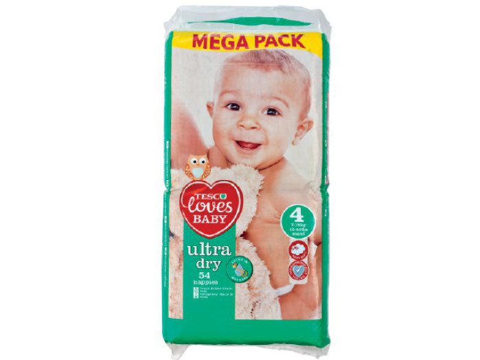 TESCO loves BABY ultra dry megapack pelenka