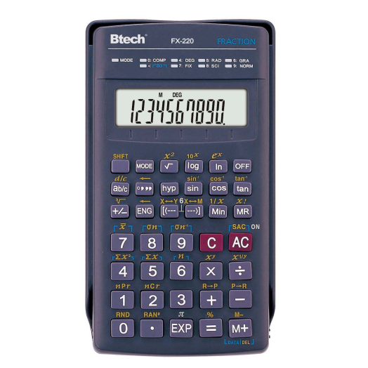 Btech FX-220 tudományos számológép
